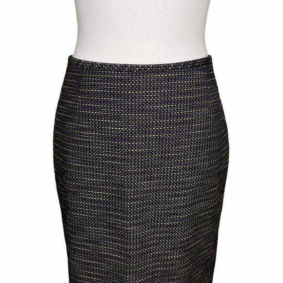 Tahari yellow, purple, black pencil skirt - size 2 - Picture 5 of 16